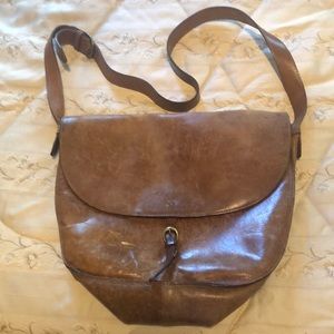 Jcrew leather bag, gently used, large hobo style, in very good condition no rips